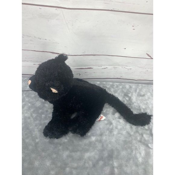 Webkinz Ganz Halloween Black Cat no code green eye - Picture 4 of 8